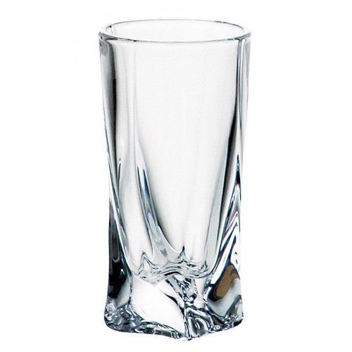 Crystal set shot glass Quadro, unleaded crystalite, volume 6x50 ml