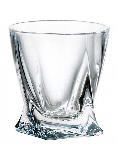 Crystal set shot glass Quadro, unleaded crystalite, volume 6x 55 ml