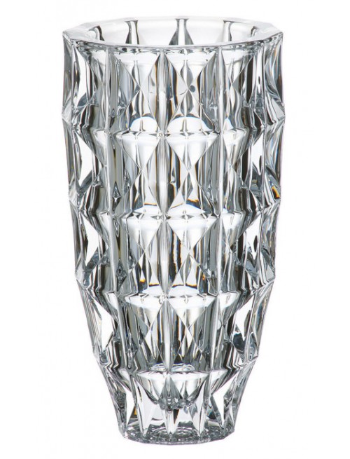 Crystal Vase Diamond, unleaded crystalite, height 280 mm