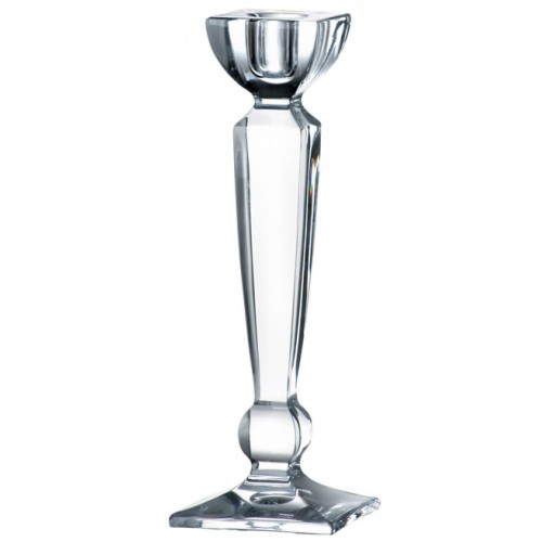 Crystal Candlestick Olympia, unleaded crystalite, height 210 mm
