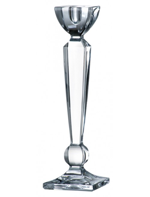 Crystal Candlestick Olympia, unleaded crystalite, height 235 mm