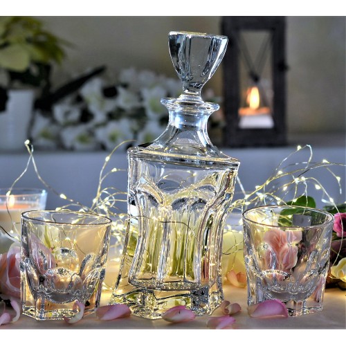 Crystal set of Whisky Acapulco 1+6, unleaded crystalite