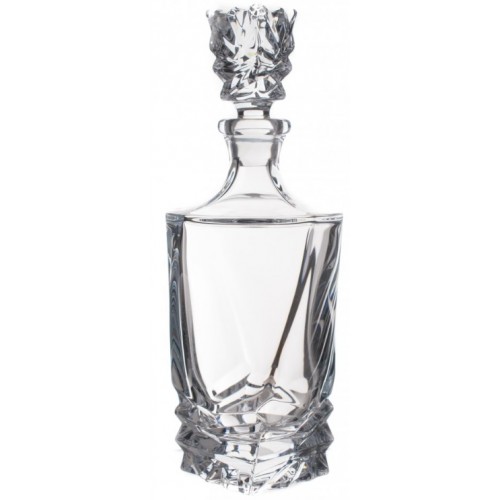 Crystal bottle Porto, color clear crystal, volume 900 ml