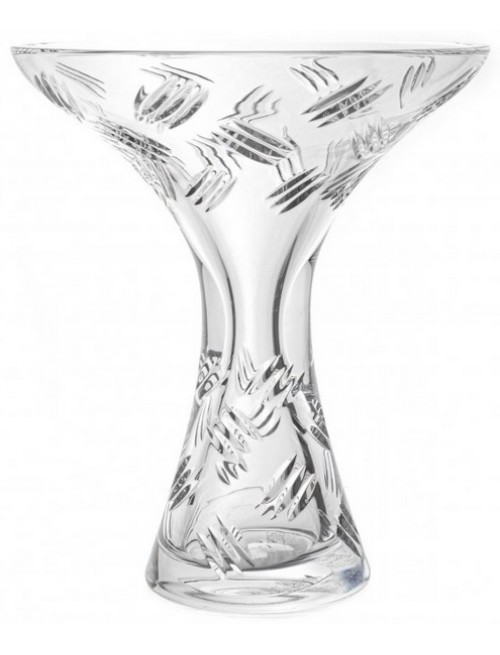 Crystal vase Industry, color clear crystal, height 205 mm