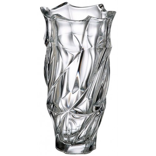 Crystal vase Flamenco, unleaded crystal, height 300 mm