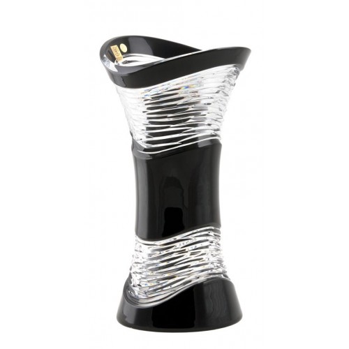 Crystal Vase Poem, color black, height 305 mm
