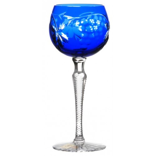 Crystal wine glass Grapes, color blue, volume 170 ml