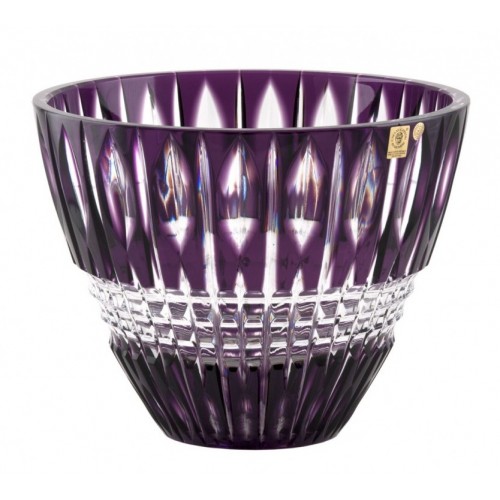 Crystal Bowl Denver, color violet, diameter 260 mm