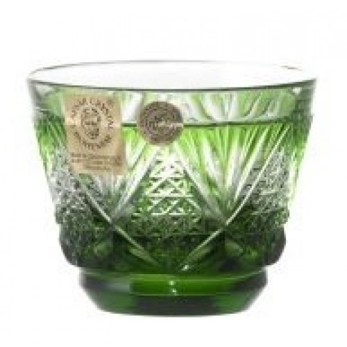 Crystal Shot Glass Sun, color green, volume 65 ml