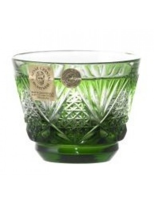 Crystal Shot Glass Sun, color green, volume 65 ml