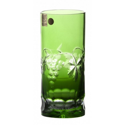 Crystal Glass Grapes, color green, volume 350 ml