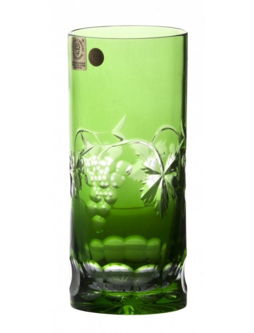 Crystal Glass Grapes, color green, volume 350 ml