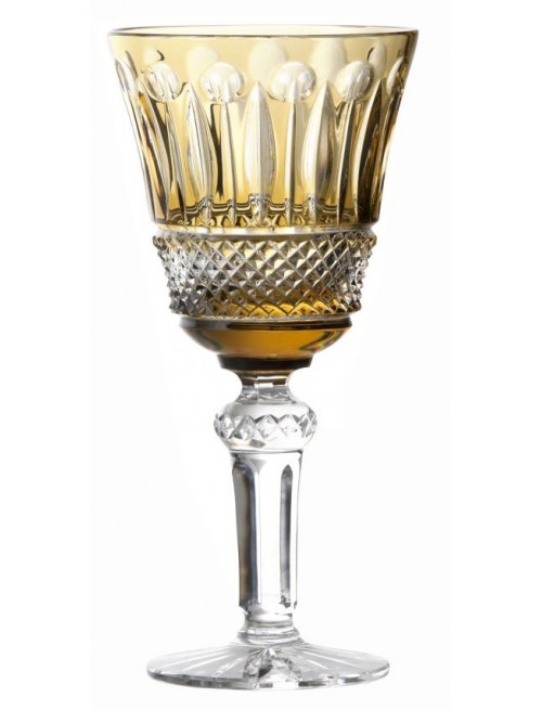 Crystal wine glass Tomy, color amber, volume 240 ml