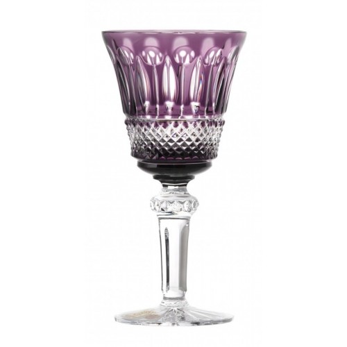 Crystal Wine Glass Tomy, color violet, volume 180 ml
