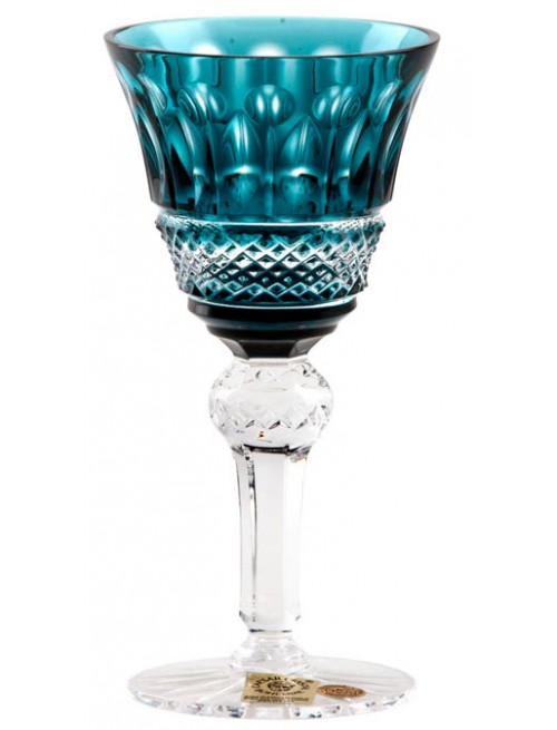 Crystal Shot Glass Tomy, color azure, volume 50 ml