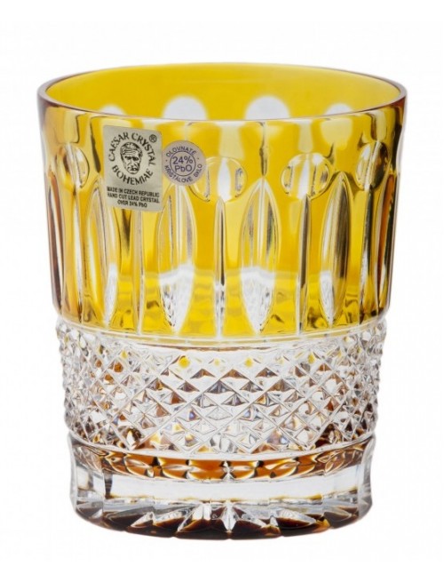 Crystal Glass Tomy, color amber, volume 290 ml