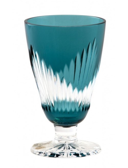 Crystal Wine Glass Mikado, color azure, volume 200 ml
