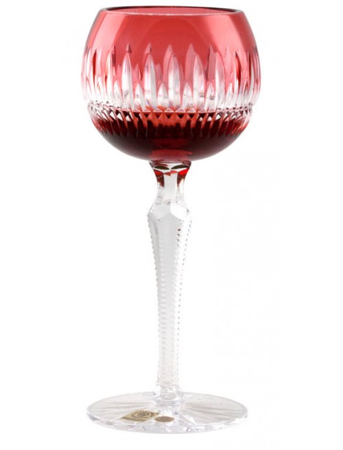 Crystal wine glass Thorn, color ruby, volume 190 ml