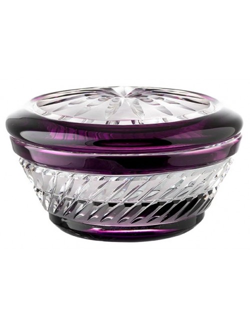 Crystal box Nip, color violet, height 104 mm