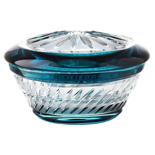 Crystal box Nip, color azure, height 104 mm