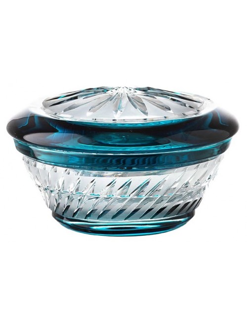 Crystal box Nip, color azure, height 104 mm