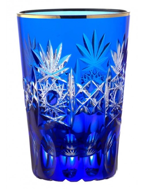Crystal glass, color blue, volume 100 ml