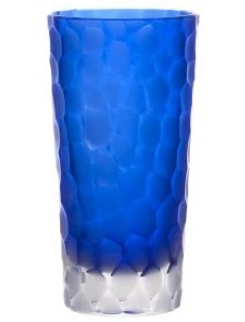 Crystal glass Marbles, color blue, volume 320 ml