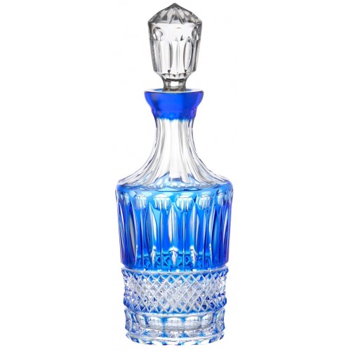 Crystal bottle Tomy, color aqua, volume 750 ml