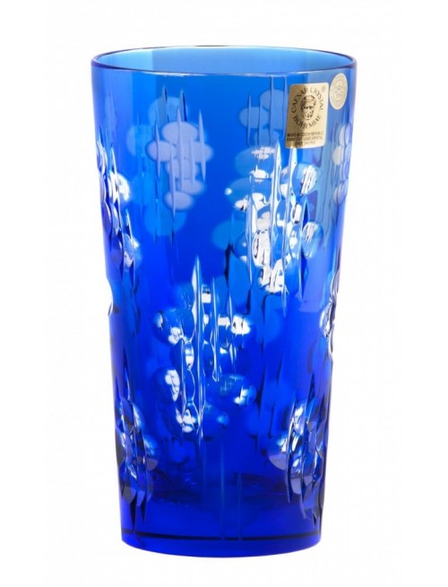 Crystal Glass Silentio, color blue, volume 320 ml