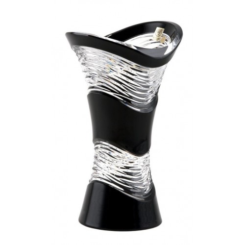 Crystal Vase Poem, color black, height 255 mm