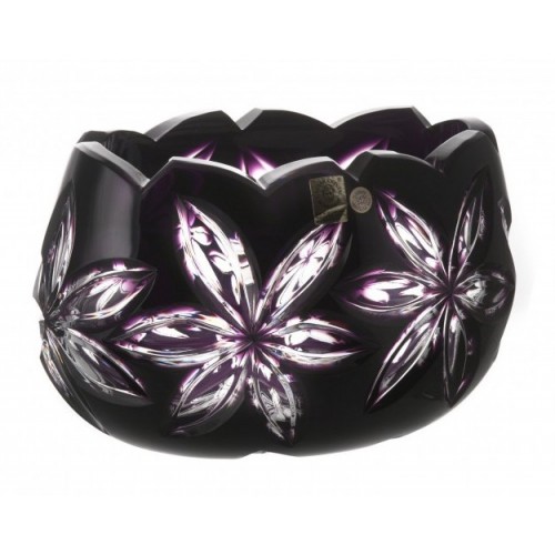 Crystal Bowl Linda, color violet, diameter 205 mm