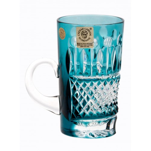 Crystal cup Tomy, color azure, volume 100 ml