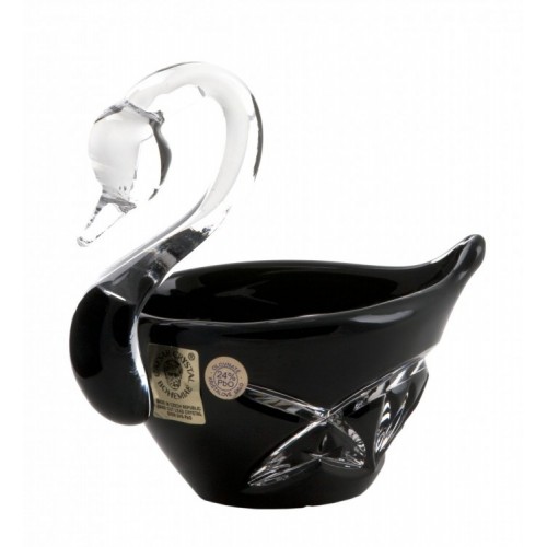 Crystal Swan Mini, color black, diameter 100 mm