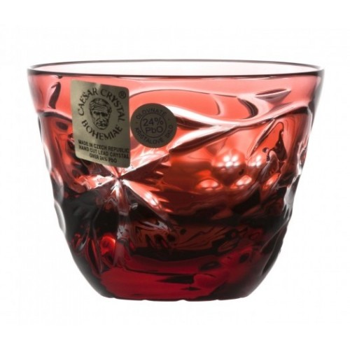 Crystal Shot Glass Grapes, color ruby, volume 65 ml