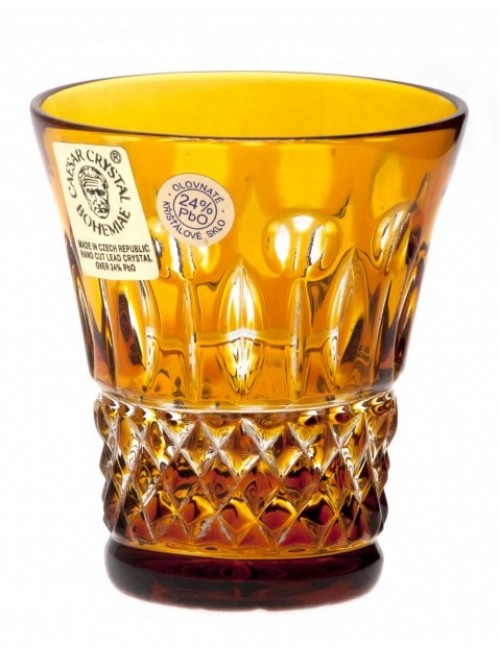 Crystal Shot Glass Tomy, color amber, volume 45 ml
