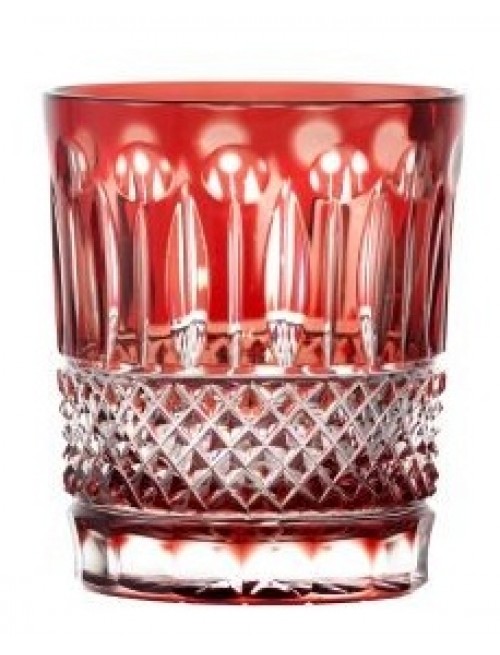 Crystal Glass Tomy, color ruby, volume 290 ml