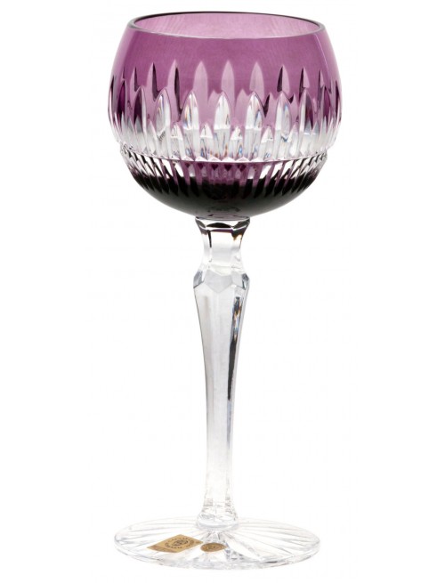 Crystal wine glass Thorn, color violet, volume 190 ml