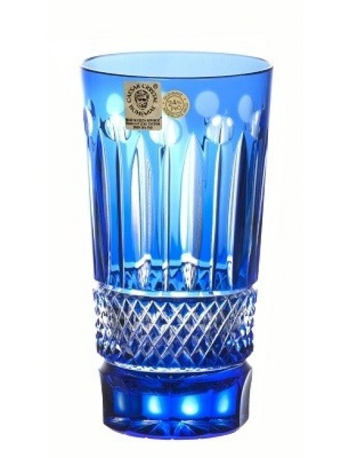 Crystal Glass Tomy, color blue, volume 320 ml