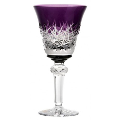Crystal wine glass Hoarfrost, color violet, volume 240 ml