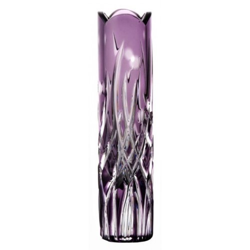 Crystal Vase Heyday, color violet, height 155 mm
