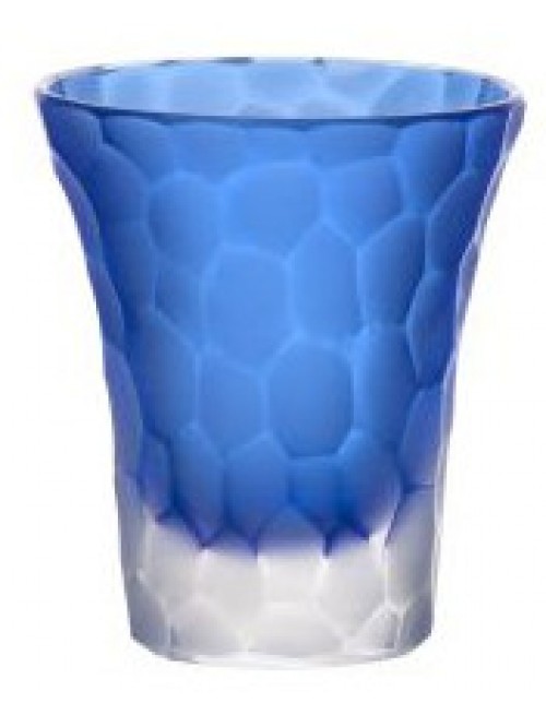 Crystal shot glass, color blue, volume 45 ml