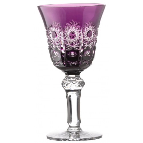 Crystal wine glass Petra, color violet, volume 180 ml