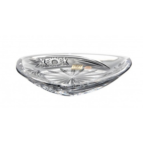 Crystal Plate Comet, color clear crystal, diameter 160 mm