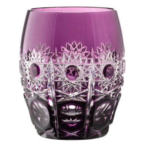 Crystal glass Petra, color violet, volume 250 ml