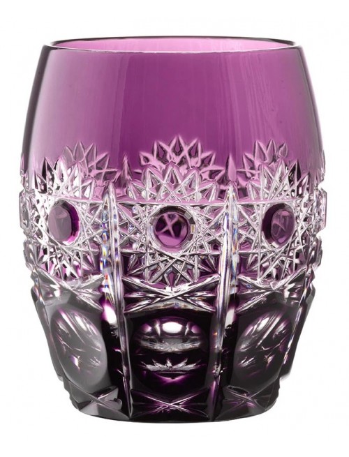 Crystal glass Petra, color violet, volume 250 ml
