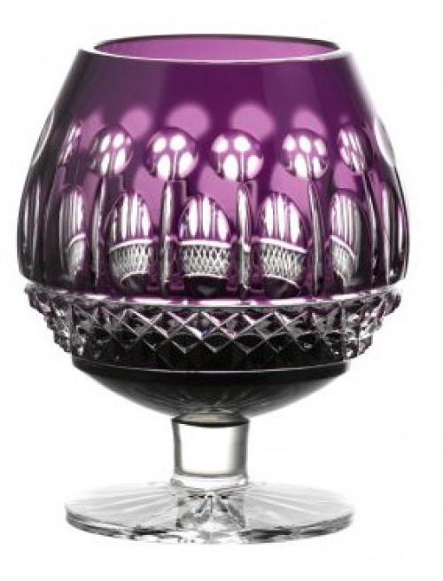 Crystal Glass Brandy Tomy, color violet, volume 300 ml
