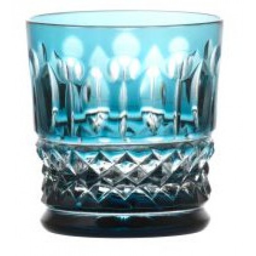 Crystal shot glass Tomy, color azure, volume 50 ml