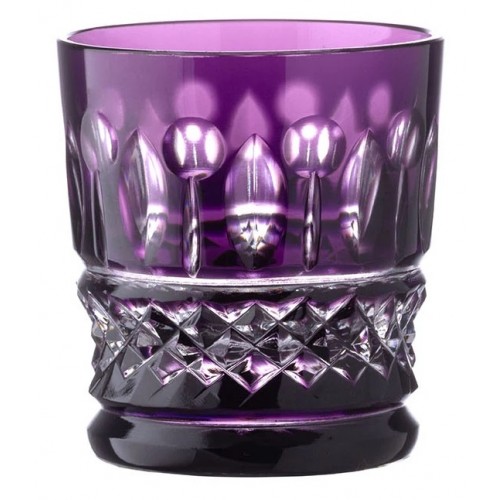 Crystal shot glass Tomy, color violet, volume 50 ml