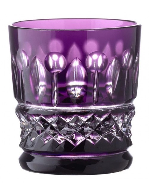 Crystal shot glass Tomy, color violet, volume 50 ml