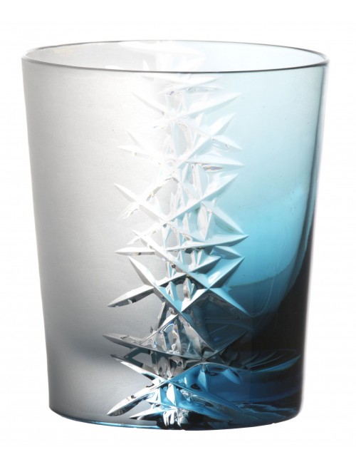 Crystal glass Frozen, color azure, volume 290 ml